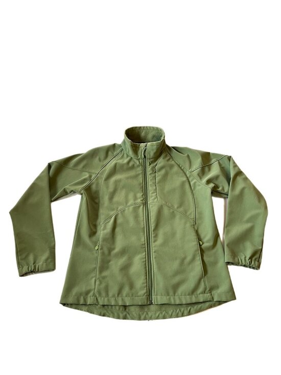 Black Diamond Jackets & Blazers - Black Diamond Womens Large Green Windproof Softshell Jacket Coat Zip Pockets